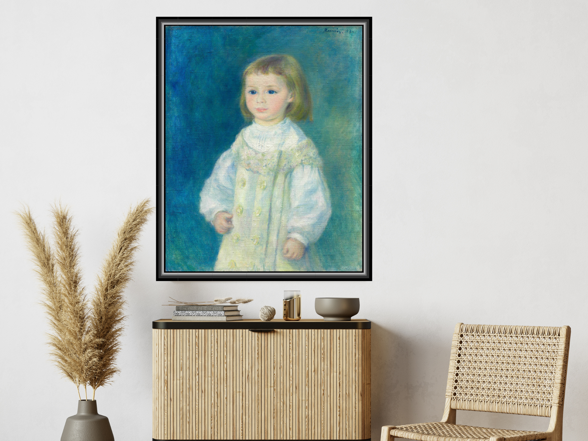 Lucie Berard (Kind in Weiß) | Pierre-Auguste Renoir