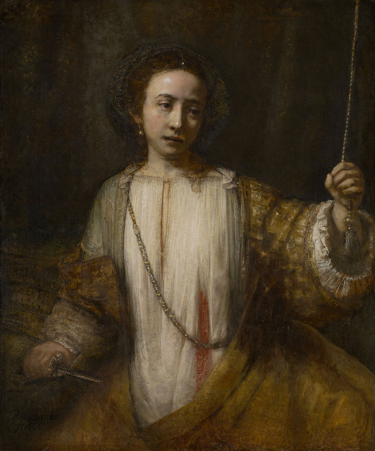 Kunstdruck: Lucretia | Rembrandt van Rijn