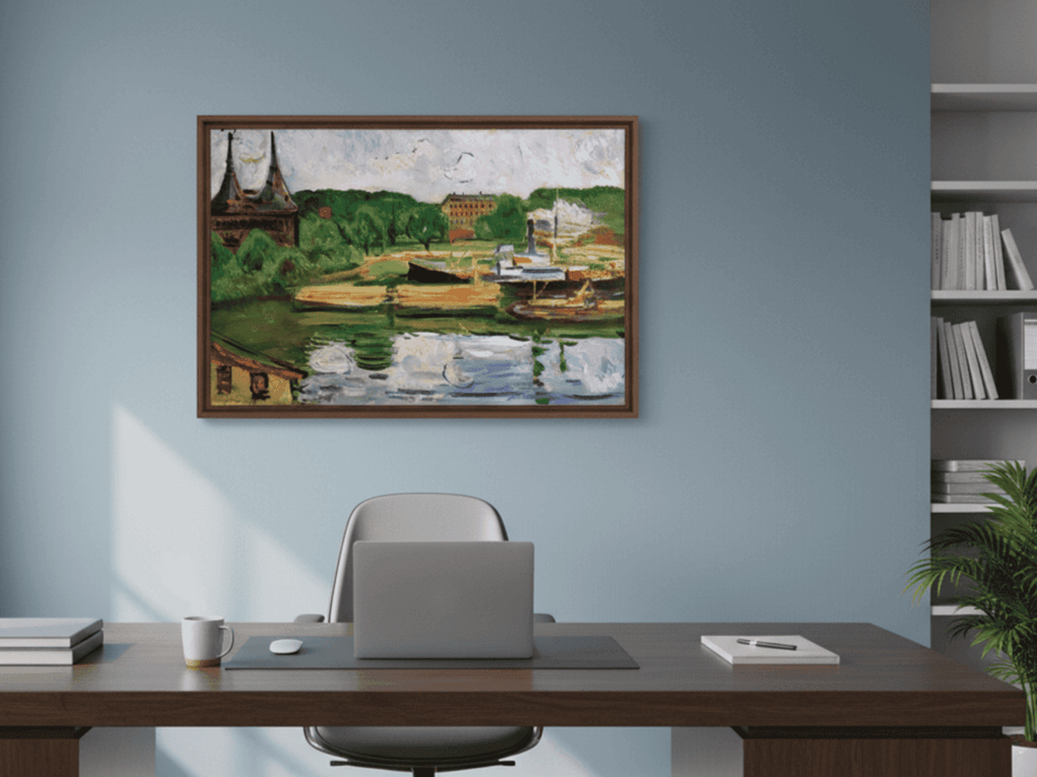 Lübecker Hafen mit Holstentor | Edvard Munch