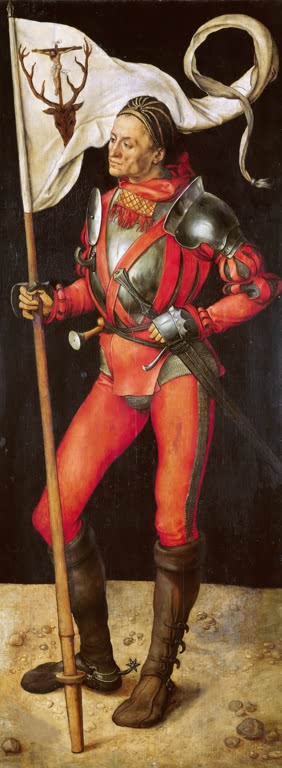 Kunstdruck „Lukas Paumgartner als Heiliger Eustachius“ von Albrecht Dürer