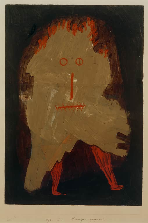 Kunstdruck „Lumpen gespenst“ von Paul Klee