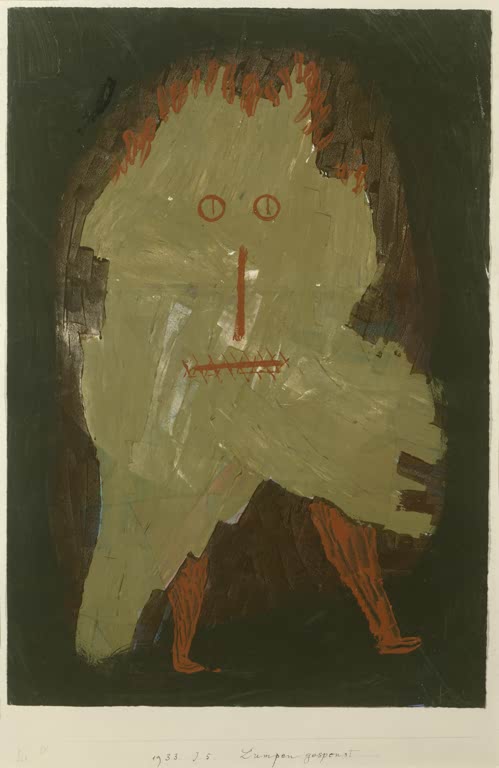 Kunstdruck „Lumpengespenst“ von Paul Klee, handgefertigt in Deutschland