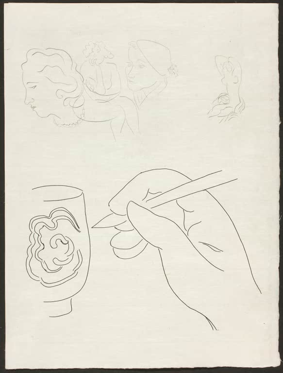 Kunstdruck „Müde vom bitteren Ruhen“ von Henri Matisse, handgefertigt in Deutschland