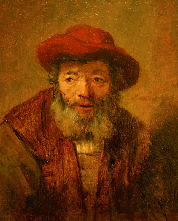 Kunstdruck „Männliches Porträt“ von Rembrandt van Rijn