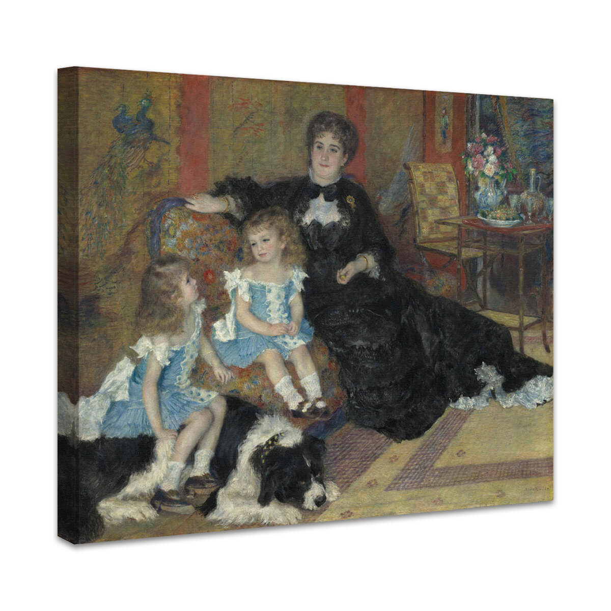 Madame Georges Charpentier (Marguerite-Louise Lemonnier, 1848–1904) und ihre Kinder, Georgette-Berthe (1872–1945) und Paul-Emile-Charles (1875–1895) | Pierre-Auguste Renoir