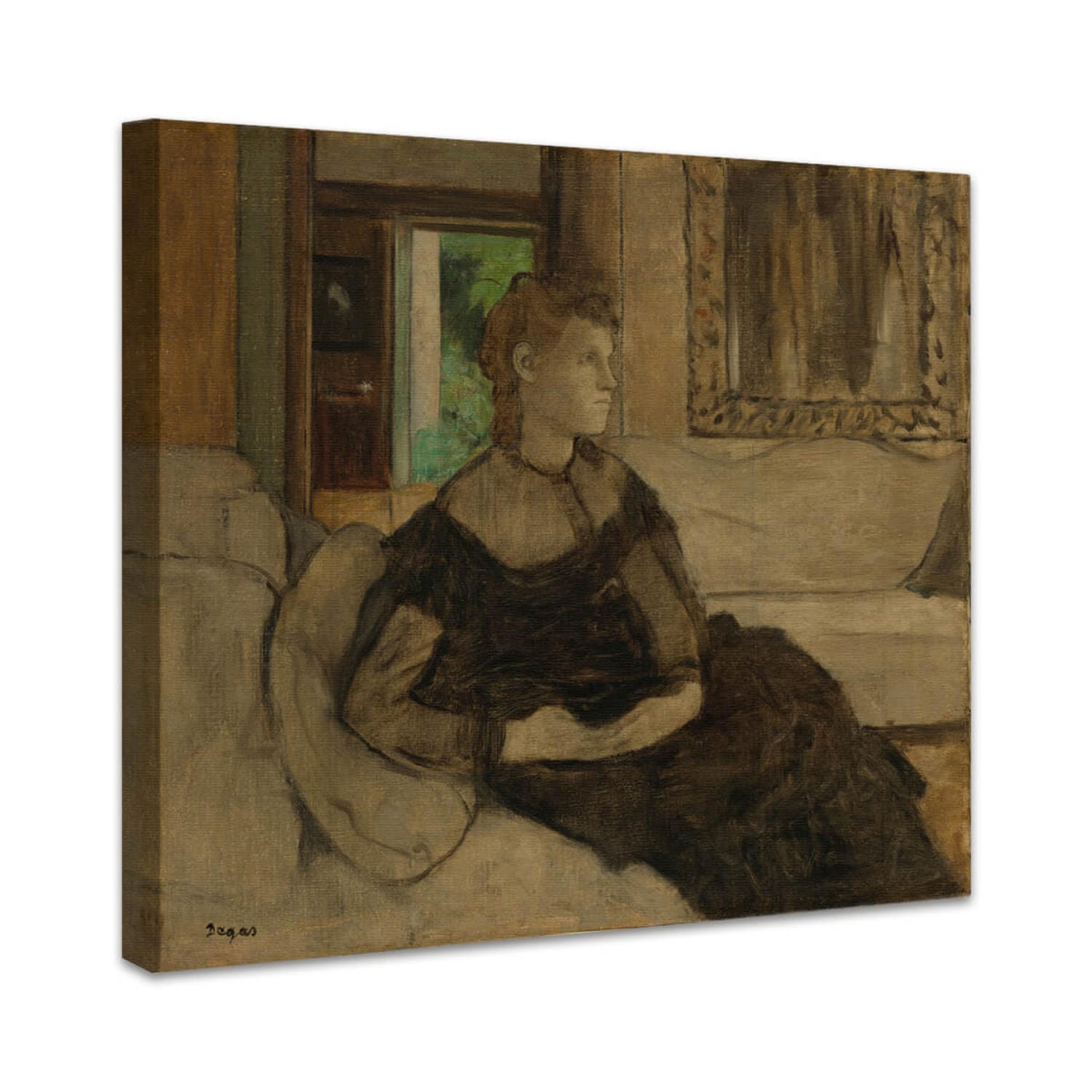 Madame Théodore Gobillard (Yves Morisot, 1838–1893) | Edgar Degas