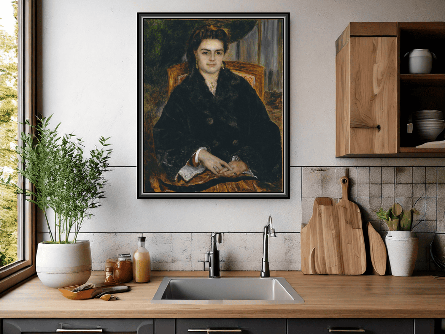 Madame Édouard Bernier (Marie-Octavie-Stéphanie Laurens, 1838–1920) | Pierre-Auguste Renoir