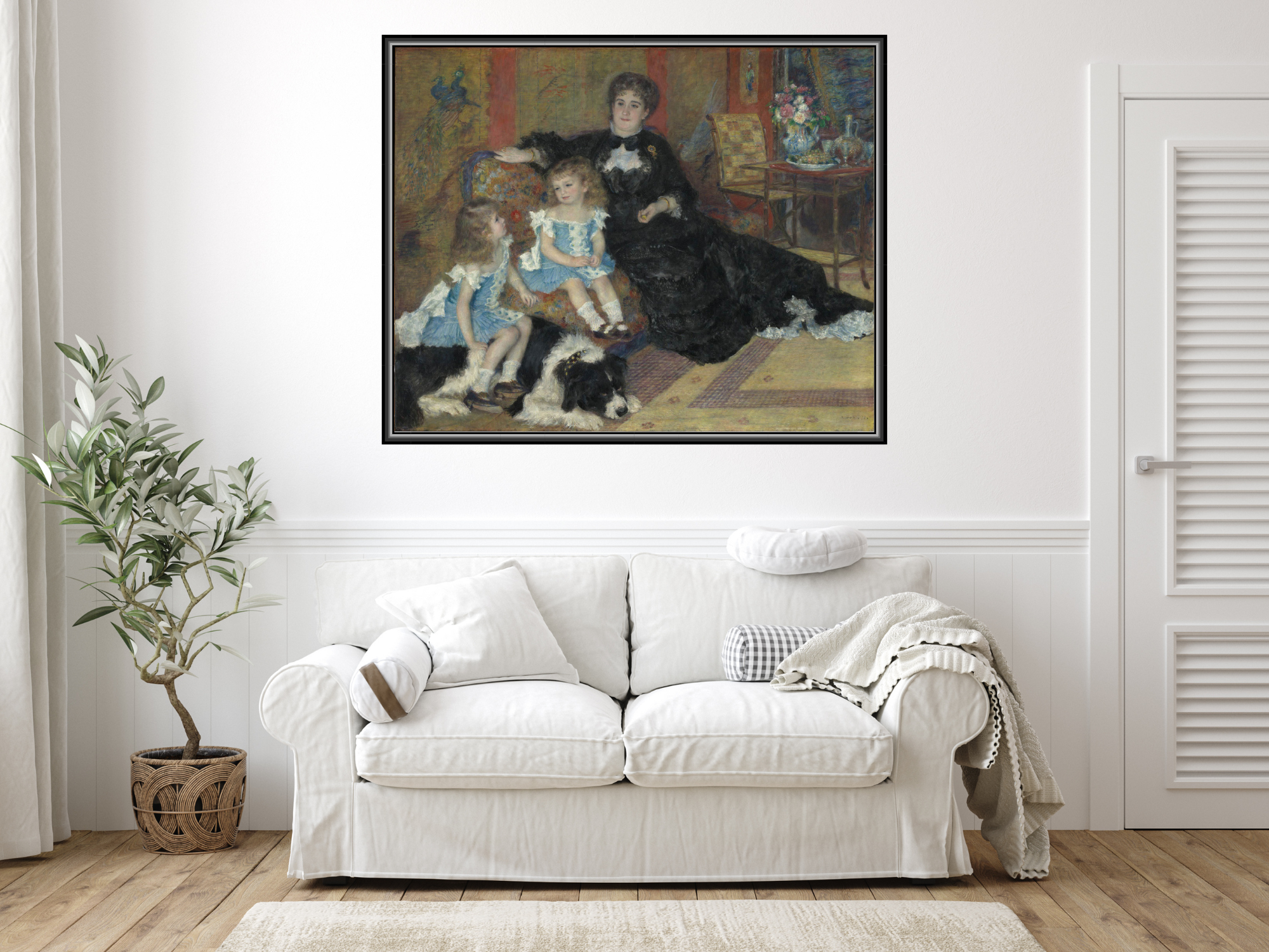 Madame Georges Charpentier (Marguerite-Louise Lemonnier, 1848–1904) und ihre Kinder, Georgette-Berthe (1872–1945) und Paul-Emile-Charles (1875–1895) | Pierre-Auguste Renoir
