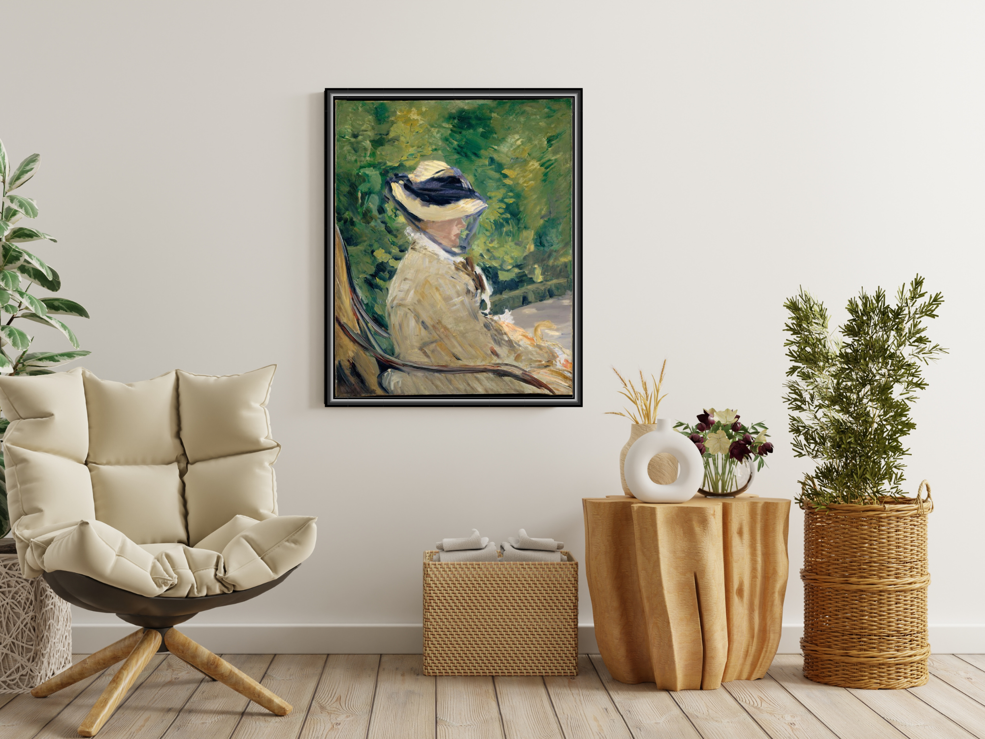 Madame Manet Suzanne Leenhoff in Bellevue | Édouard Manet