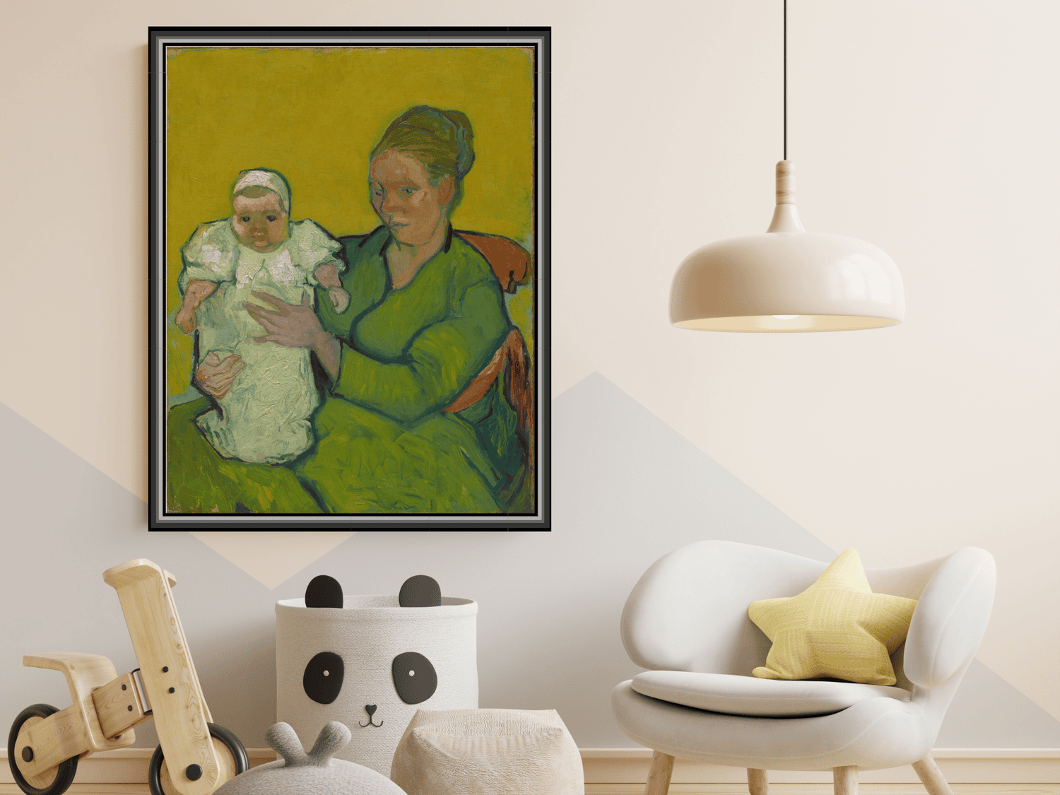 Madame Roulin mit ihrem Kind Marcelle | Vincent van Gogh