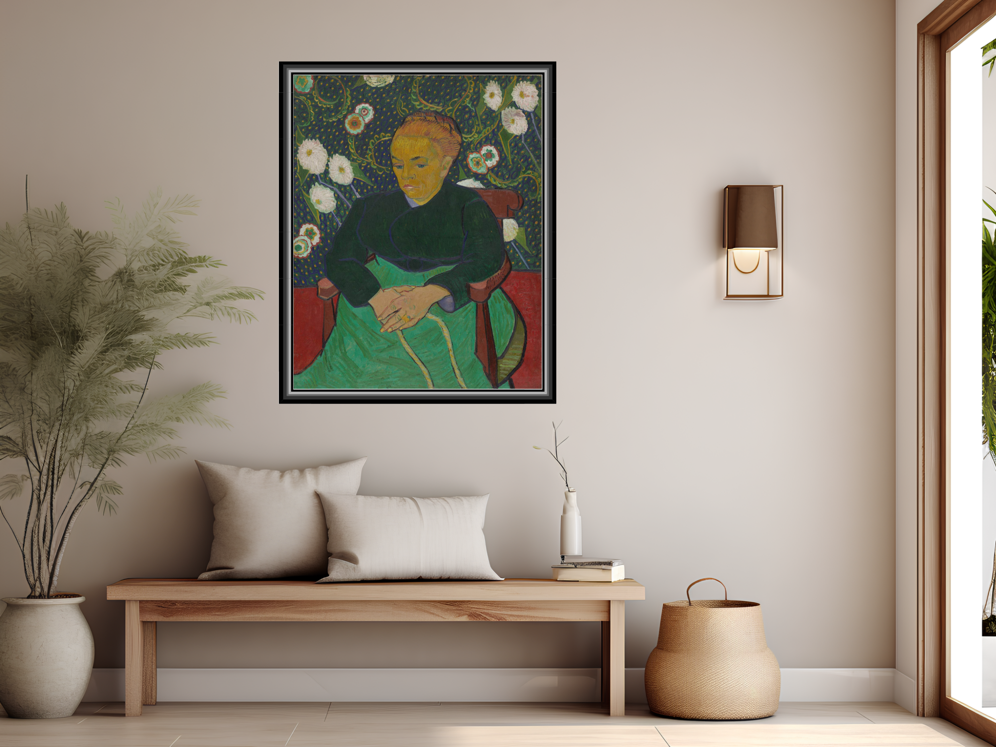 Madame Roulin rockt die Wiege (La berceuse) | Vincent van Gogh