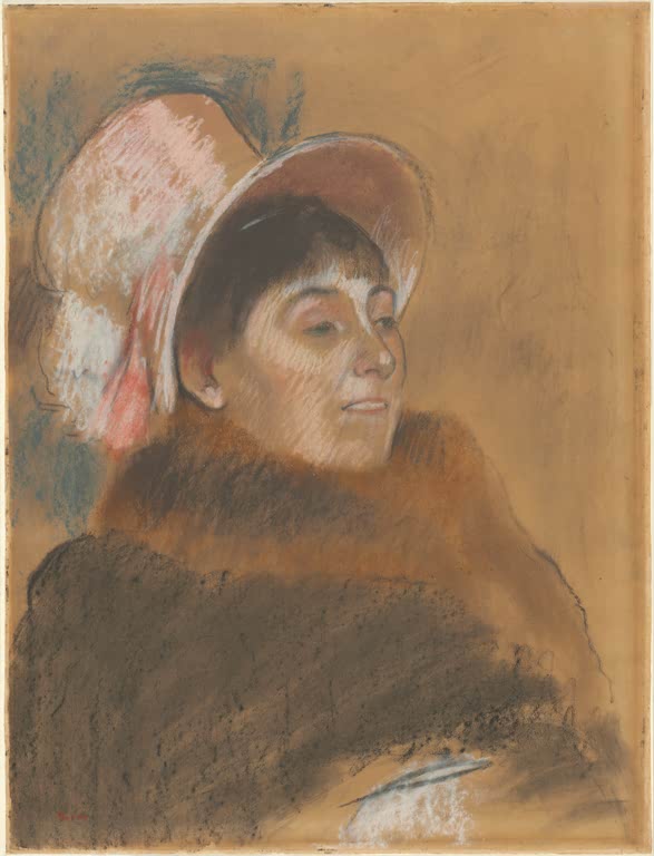 Kunstdruck von „Madame Dietz-Monnin“ von Edgar Degas, handgefertigt in Deutschland als Leinwand oder Poster erhältlich