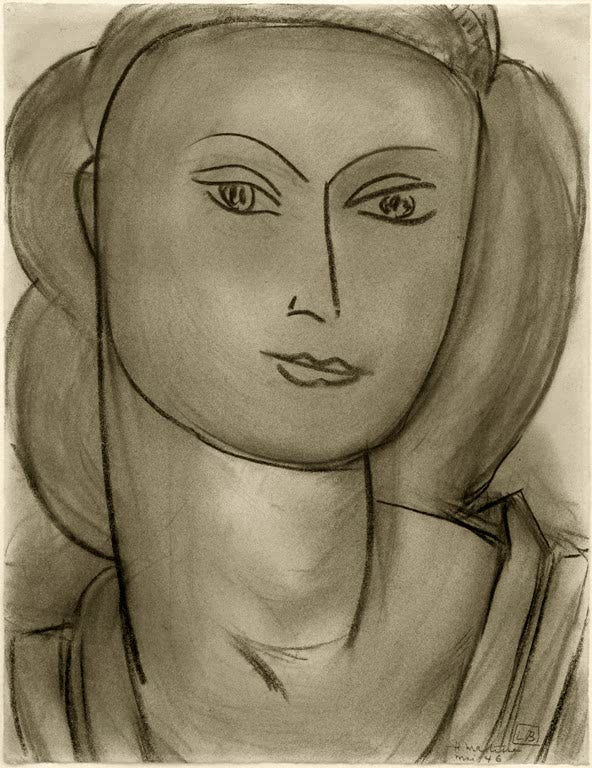 Kunstdruck des Gemäldes „Madame L.B. (Lucienne Bernard)“ von Henri Matisse, erhältlich als Leinwand oder Poster, optional gerahmt, in Deutschland von Hand gefertigt.