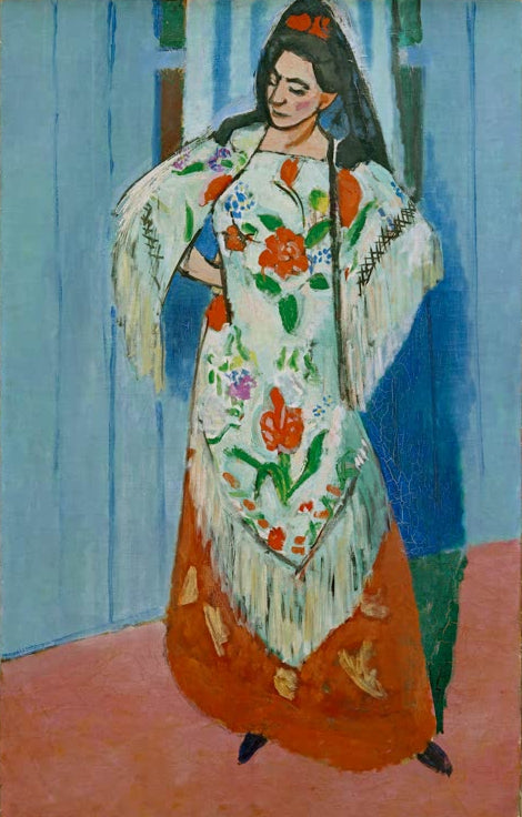Kunstdruck „Madame Matisse au châle de Manille“ von Henri Matisse, handgefertigt in Deutschland