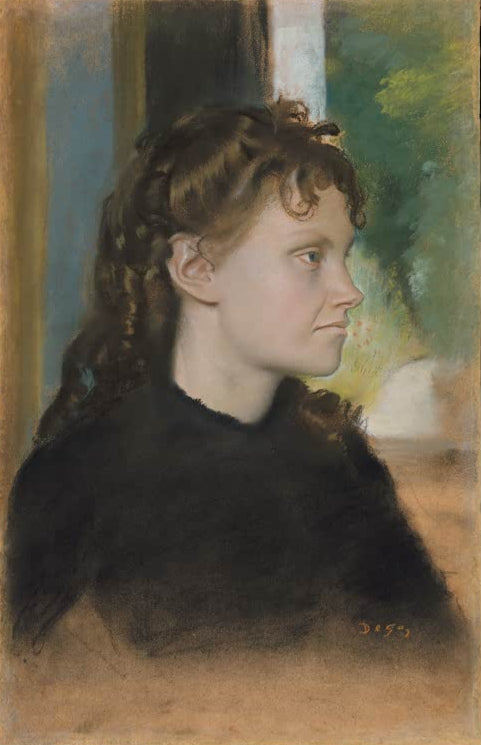 Kunstdruck von „Madame Théodore Gobillard (Yves Morisot“ von Edgar Degas, handgefertigt in Deutschland als Leinwand oder Poster erhältlich