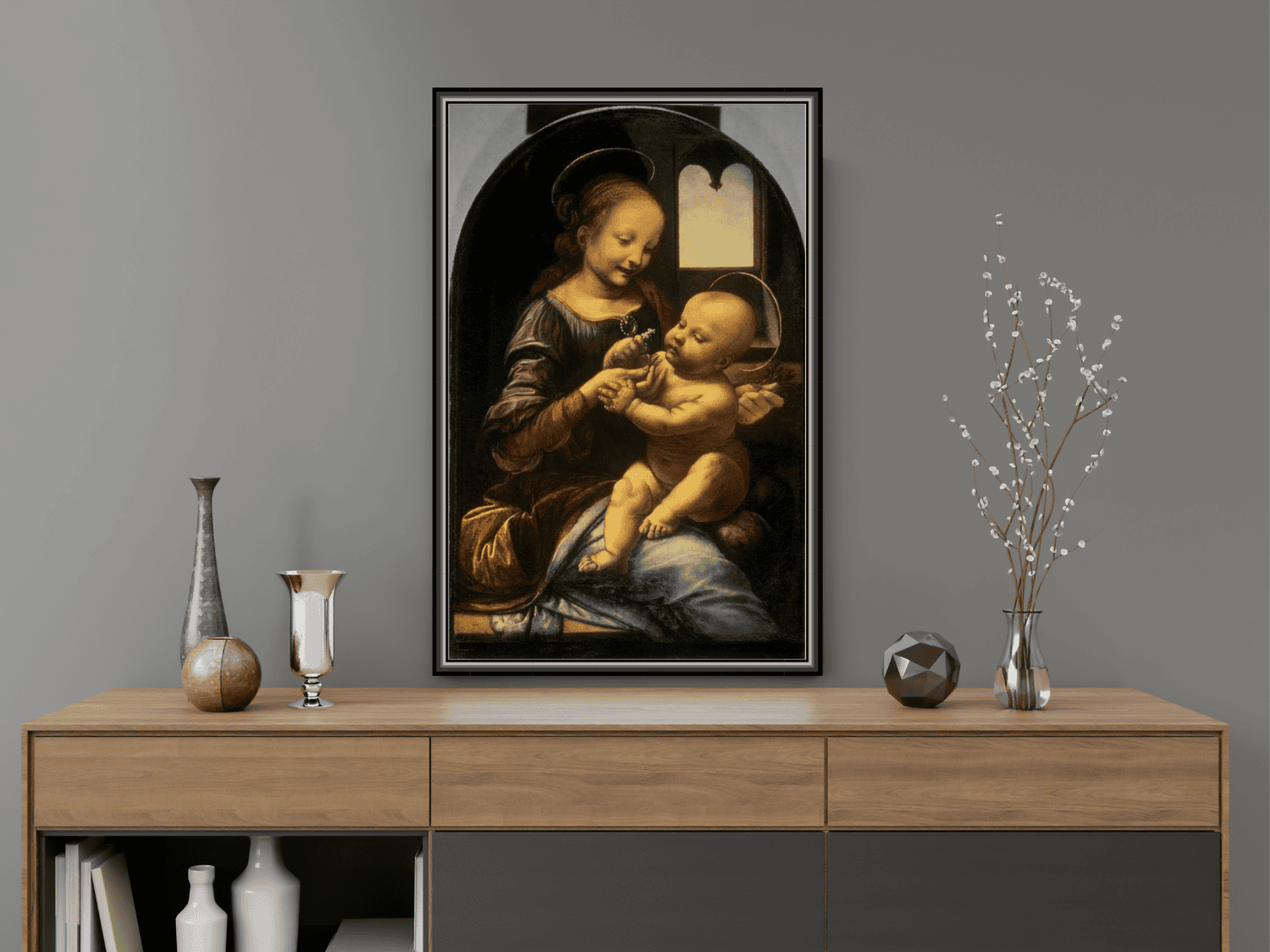 Madonna mit der Blume (Madonna Benois) | Leonardo da Vinci