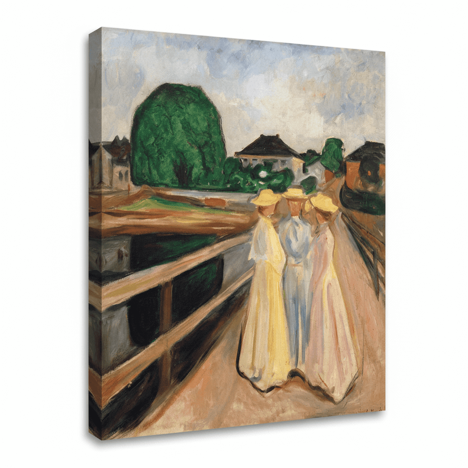 Mädchen auf dem Pier | Edvard Munch