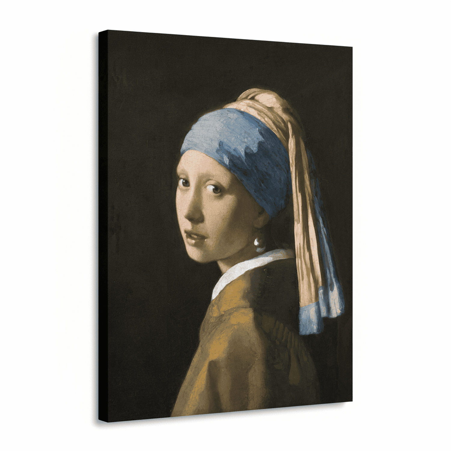 Mädchen mit dem Perlenohrring | Johannes Vermeer als Kunstdruck auf Leinwand mit Keilrahmen