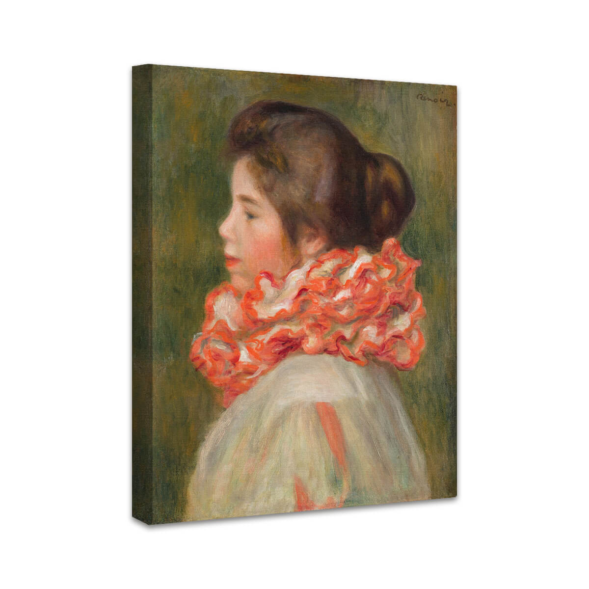Mädchen mit roter Halskrause | Pierre-Auguste Renoir