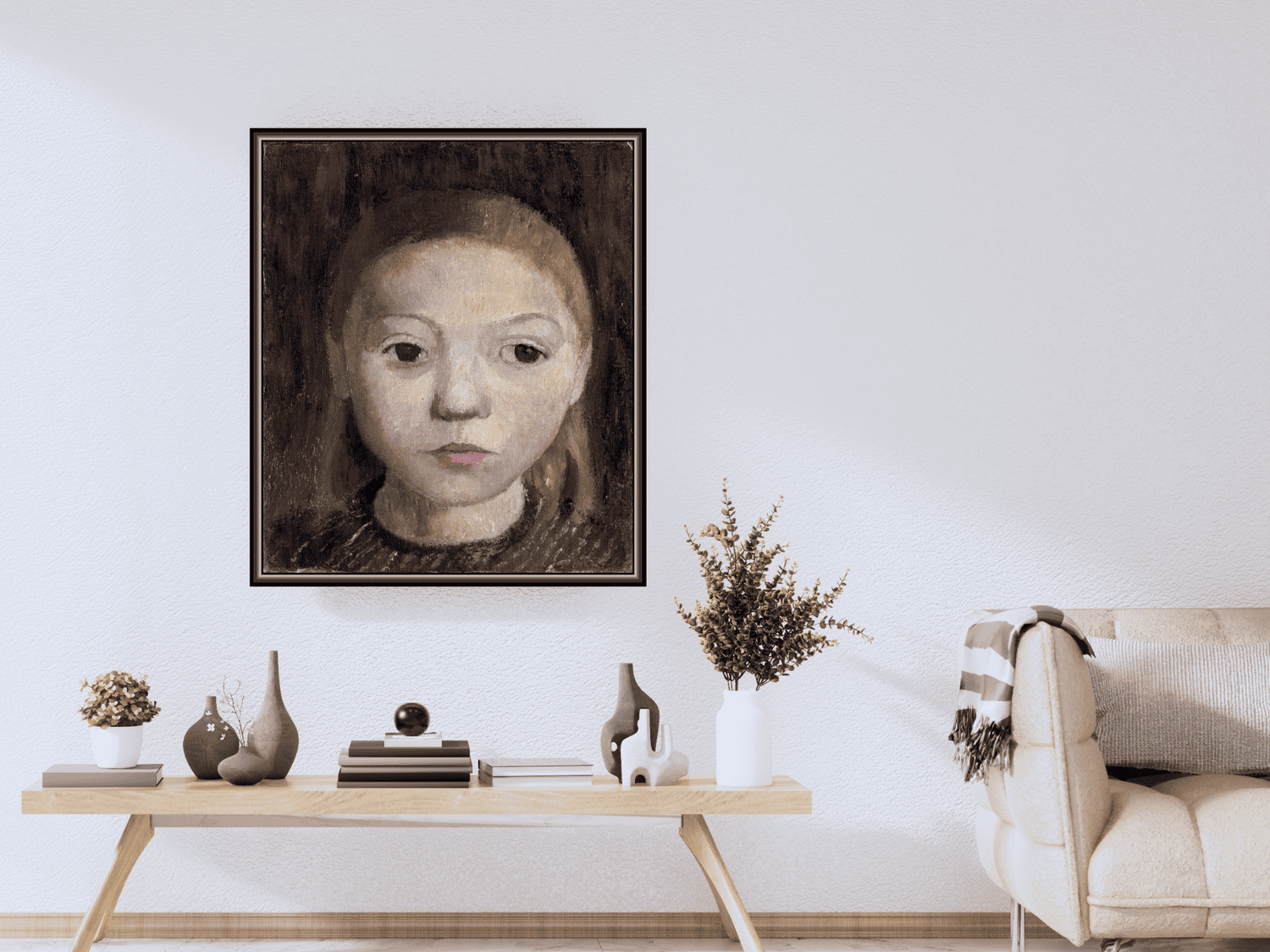 Mädchenkopf | Paula Modersohn-Becker