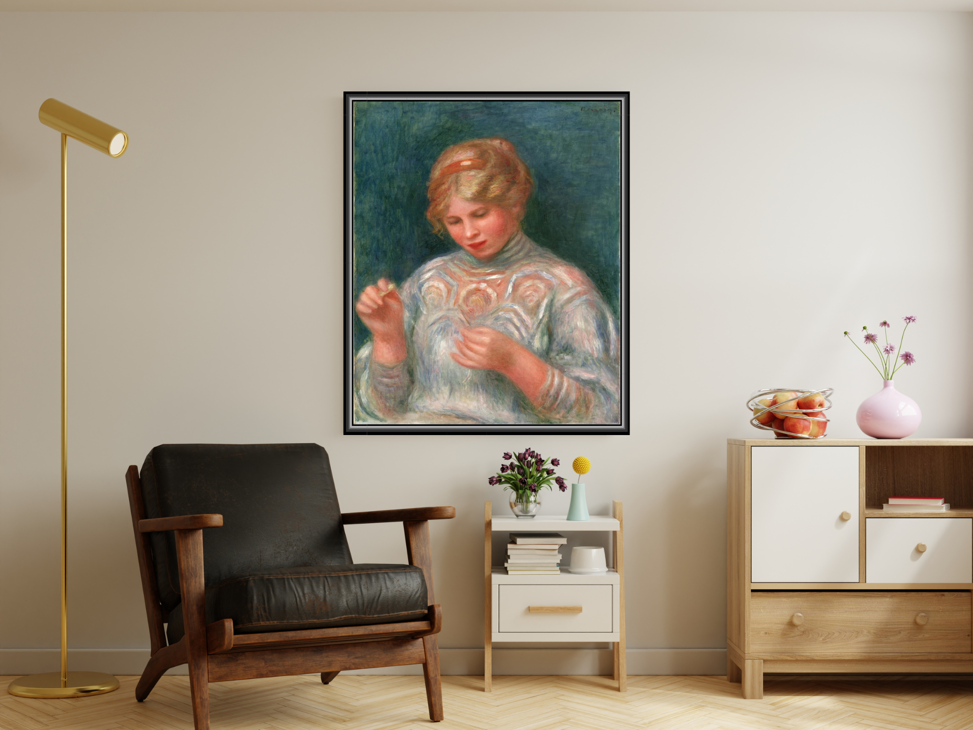 Mädchen macht Occhi | Pierre-Auguste Renoir