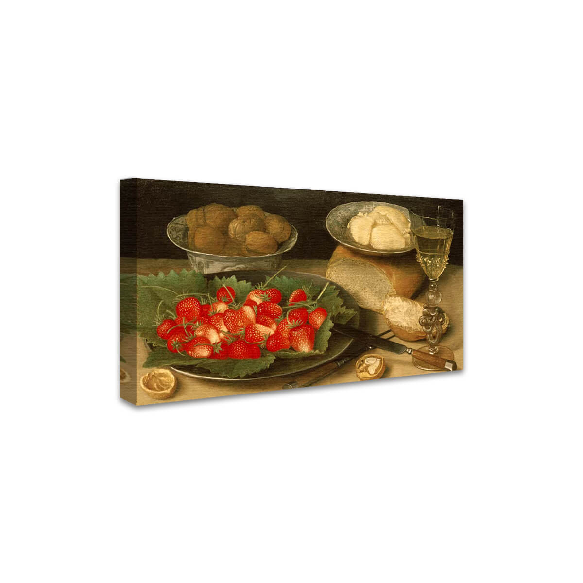 Mahlzeit mit Erdbeeren | Georg Flegel