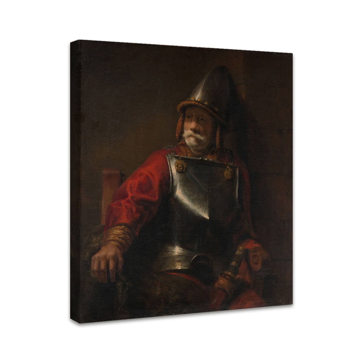 Mann in Rüstung (Mars?) | Rembrandt van Rijn