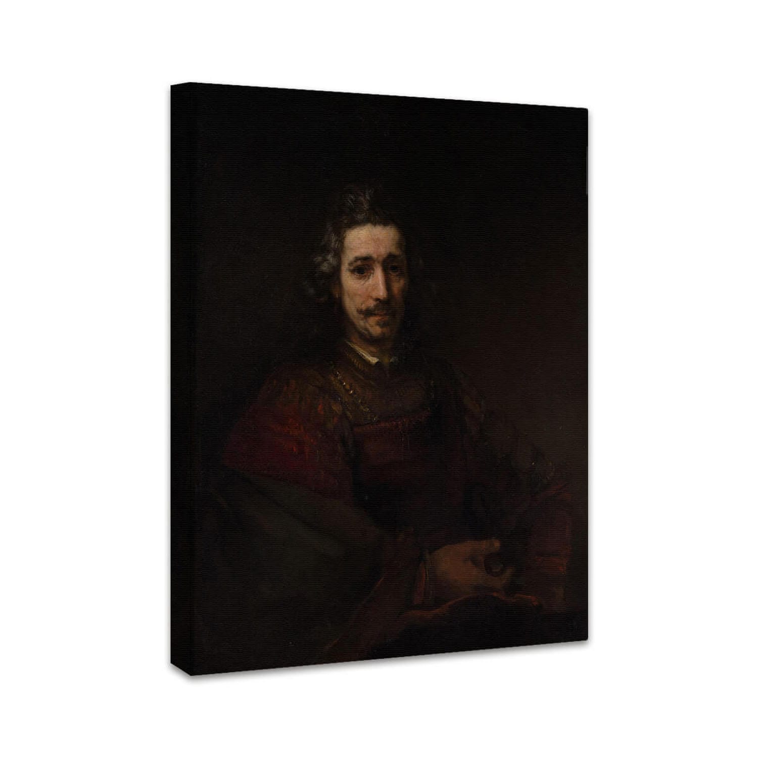 Mann mit Lupe | Rembrandt van Rijn