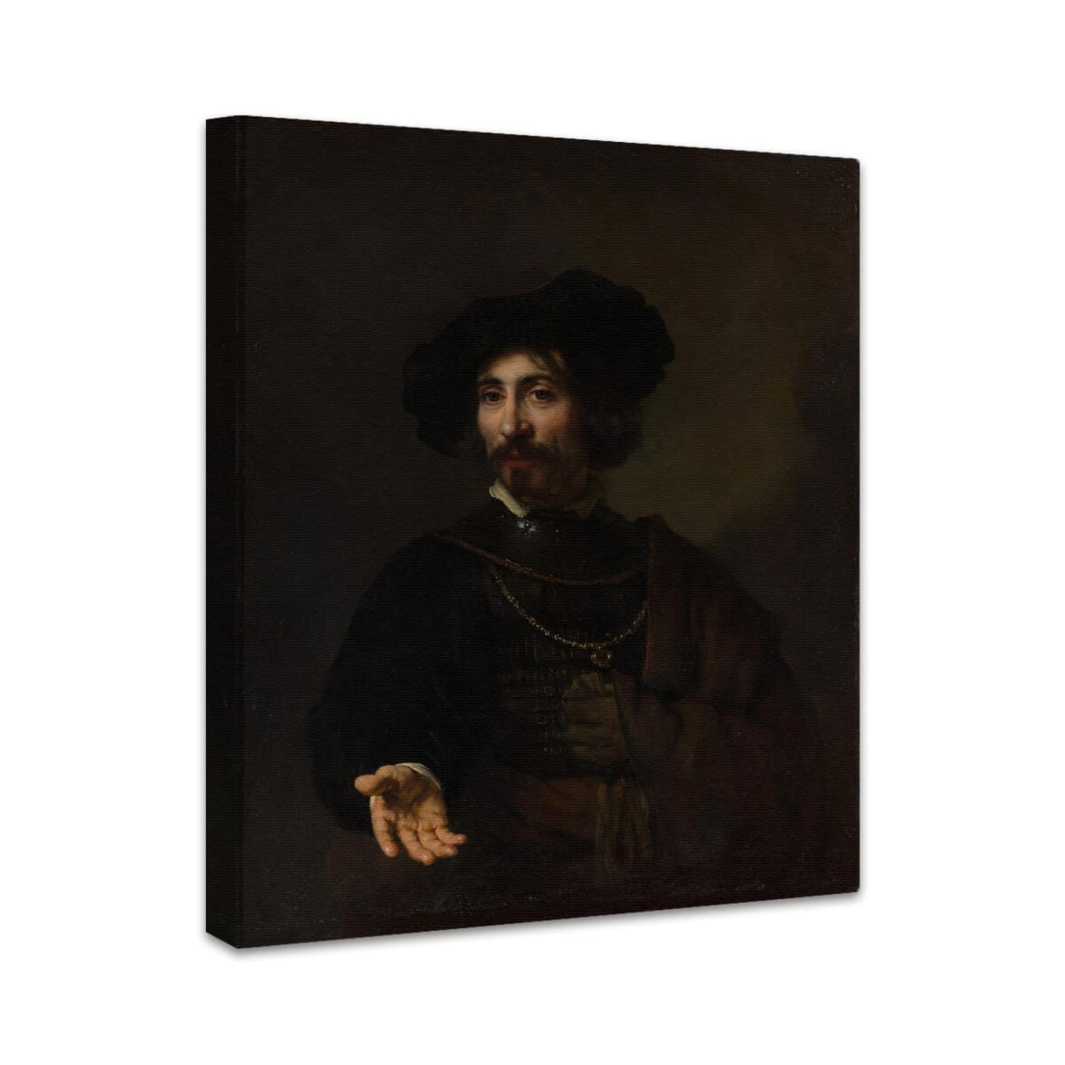 Mann mit Stahlhalsberge | Rembrandt van Rijn