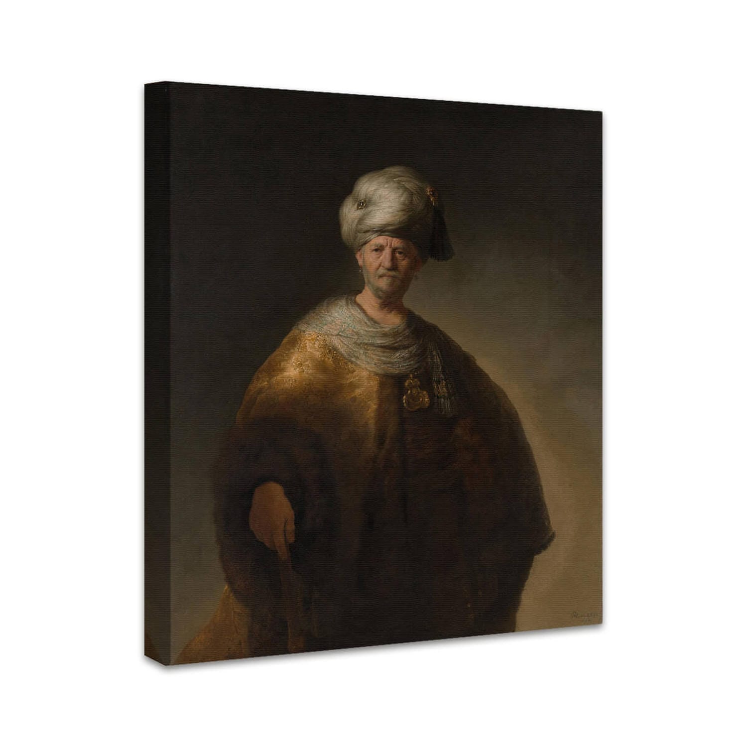 Mann mit Turban | Rembrandt van Rijn