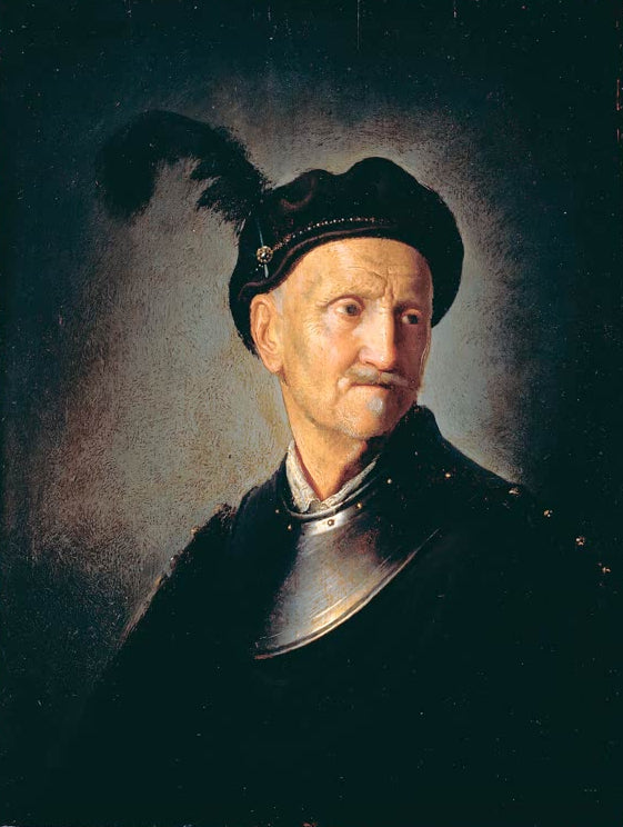 Kunstdruck Mann in Harnisch von Rembrandt van Rijn