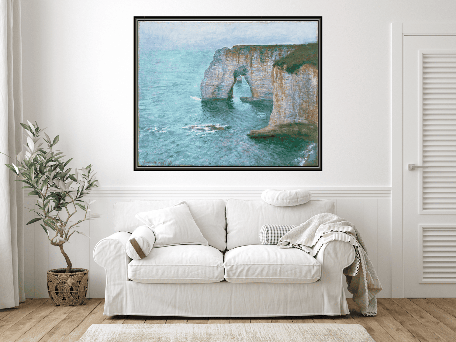 Manne-Porte, Étretat | Claude Monet