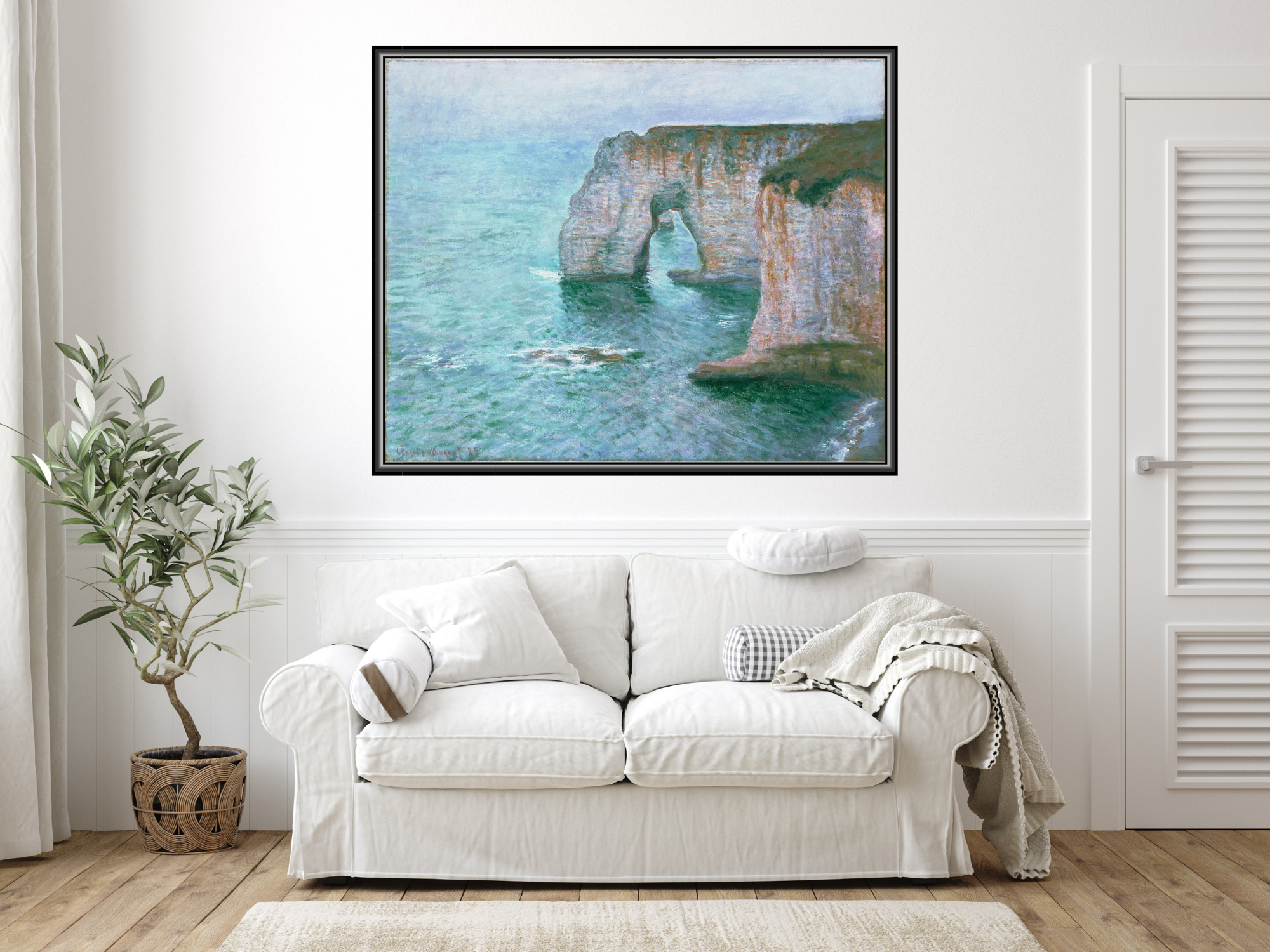 Manne-Porte, Étretat | Claude Monet