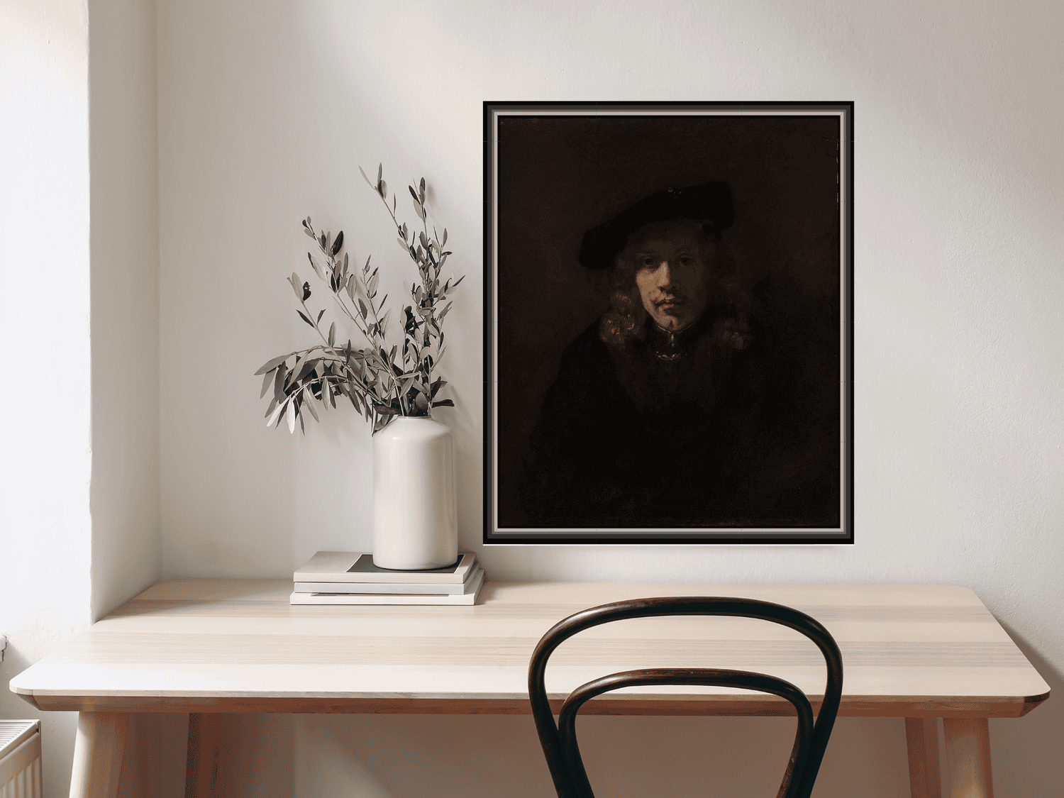 Mann im Barett | Rembrandt van Rijn