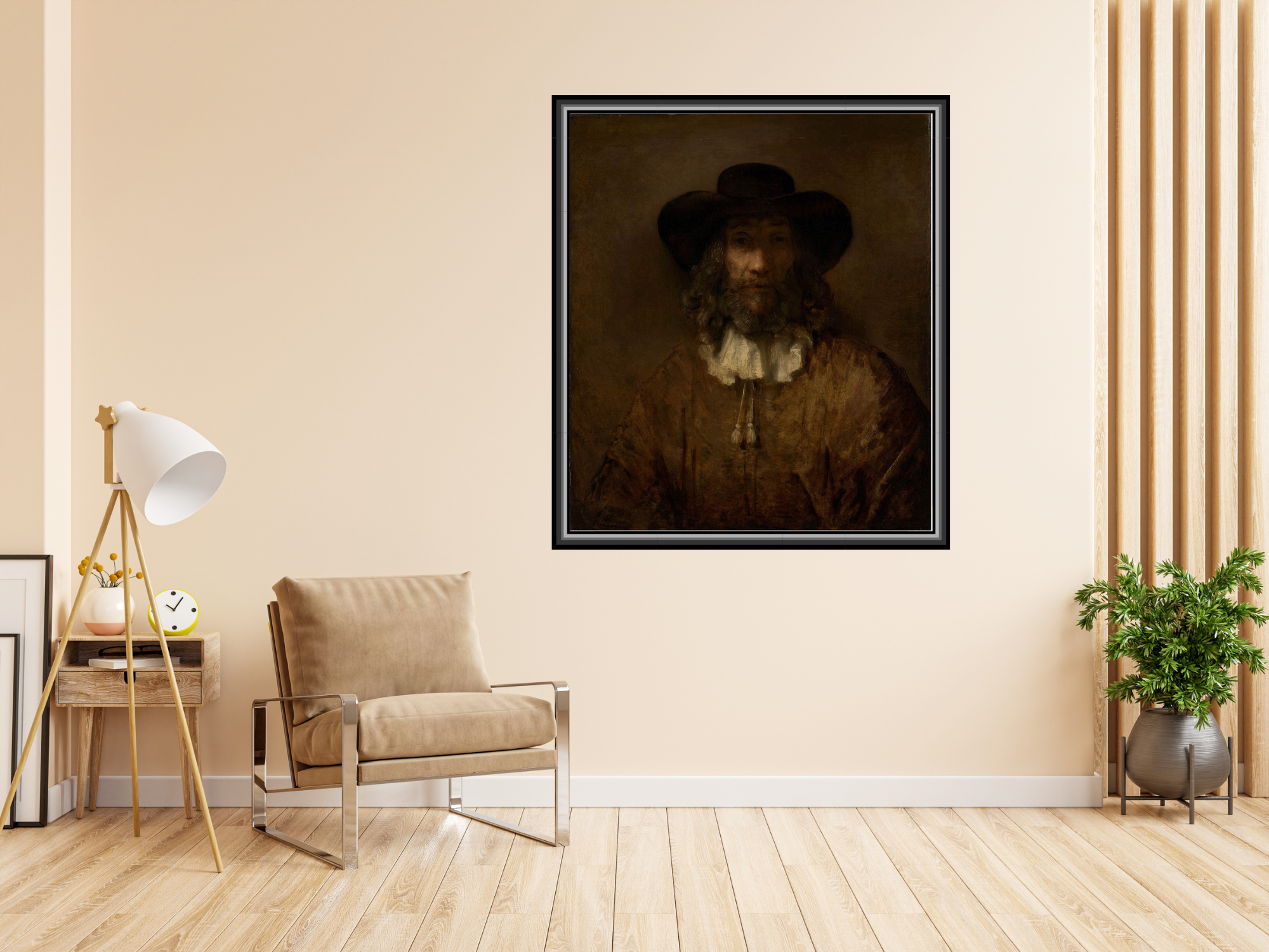 Mann mit Bart | Rembrandt van Rijn