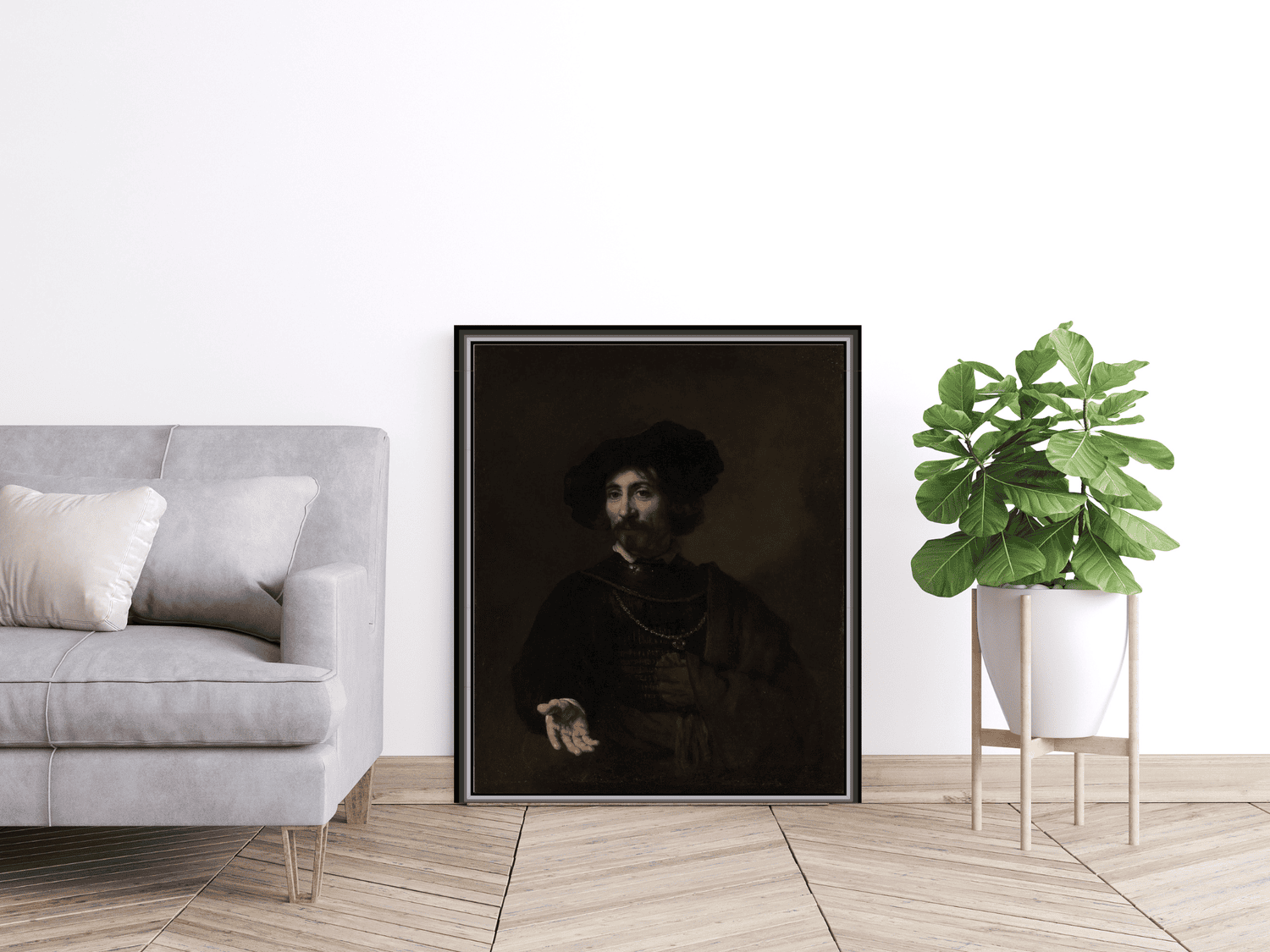 Mann mit Stahlhalsberge | Rembrandt van Rijn