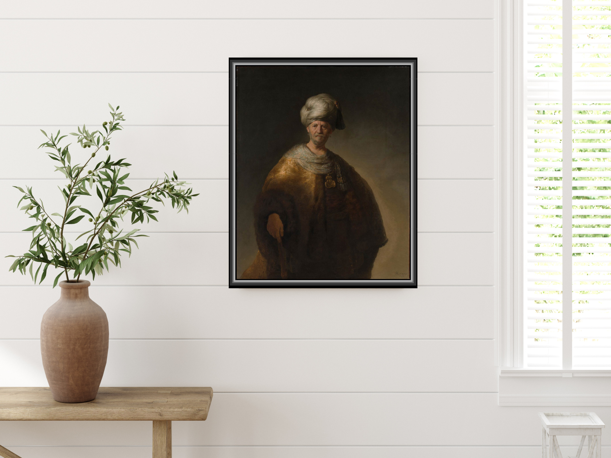 Mann mit Turban | Rembrandt van Rijn