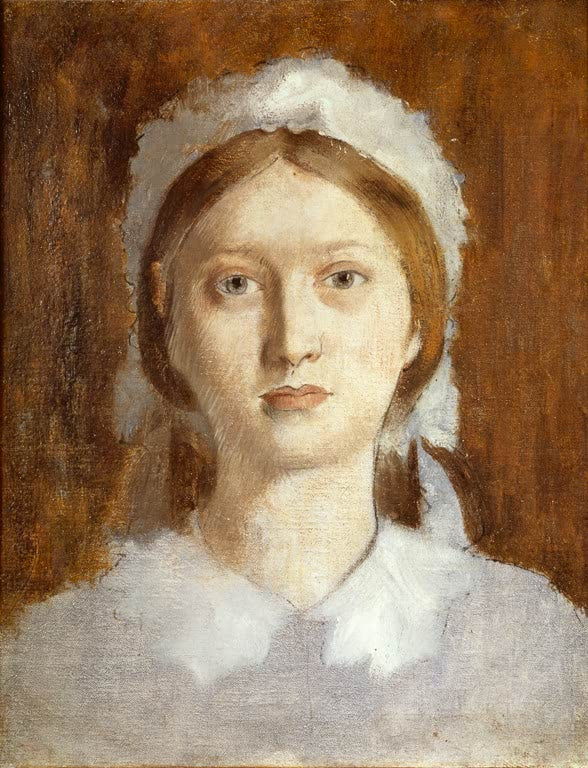 Kunstdruck von „Marguerite De Gas (1842–1895), sœur de l'artiste, plus tard“ von Edgar Degas, handgefertigt in Deutschland als Leinwand oder Poster erhältlich