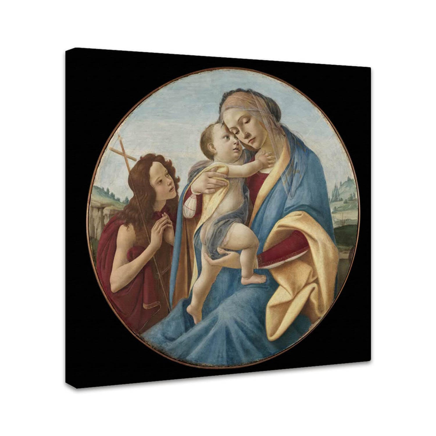 Maria mit dem Kind und dem jungen Johannes dem Täufer | Sandro Botticelli