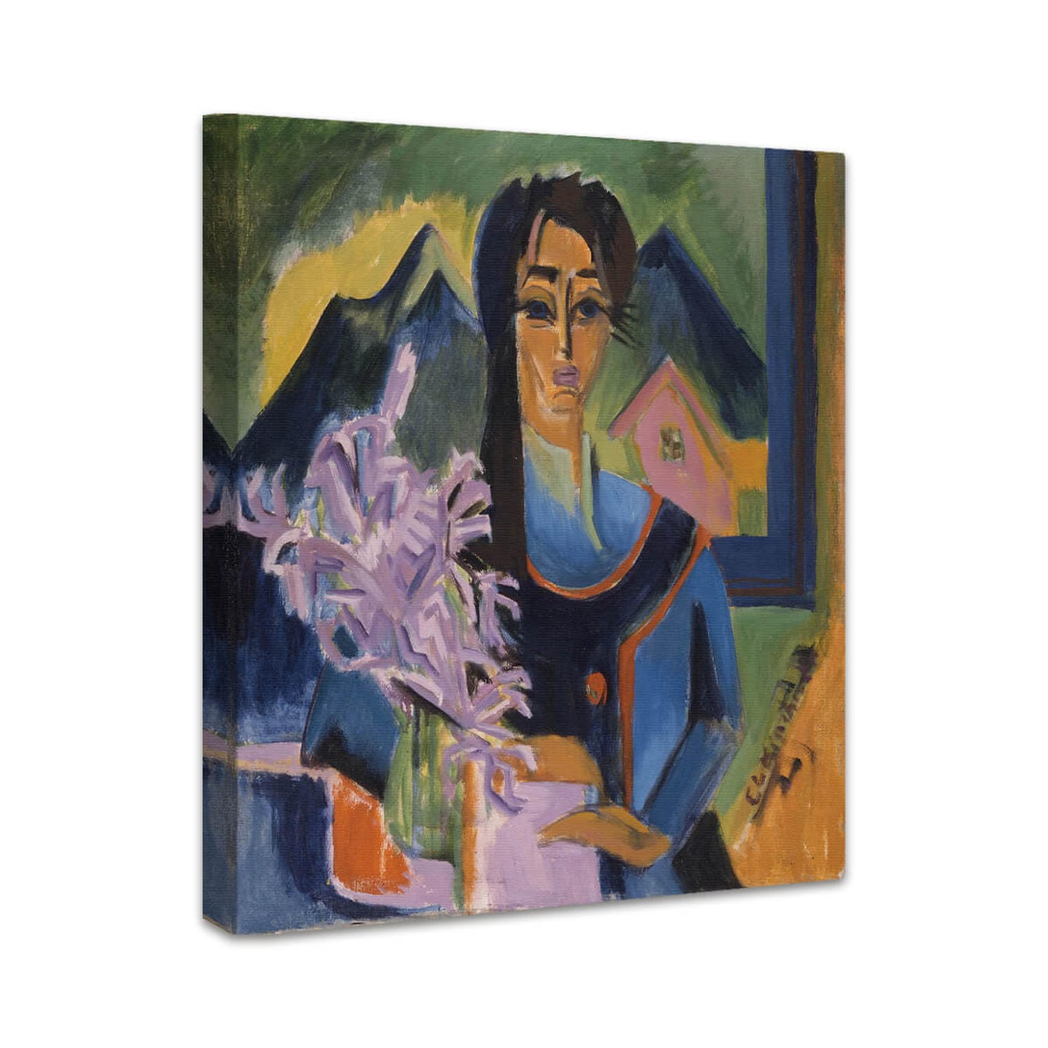 Maryli (Junge Frau mit Nelkenstrauß) | Ernst Ludwig Kirchner