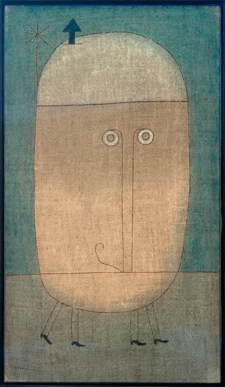 Kunstdruck „Maske der Furcht“ von Paul Klee