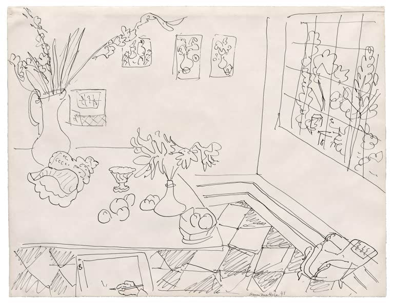 Kunstdruck „Matisse’ Speisezimmer“ von Henri Matisse, handgefertigt in Deutschland