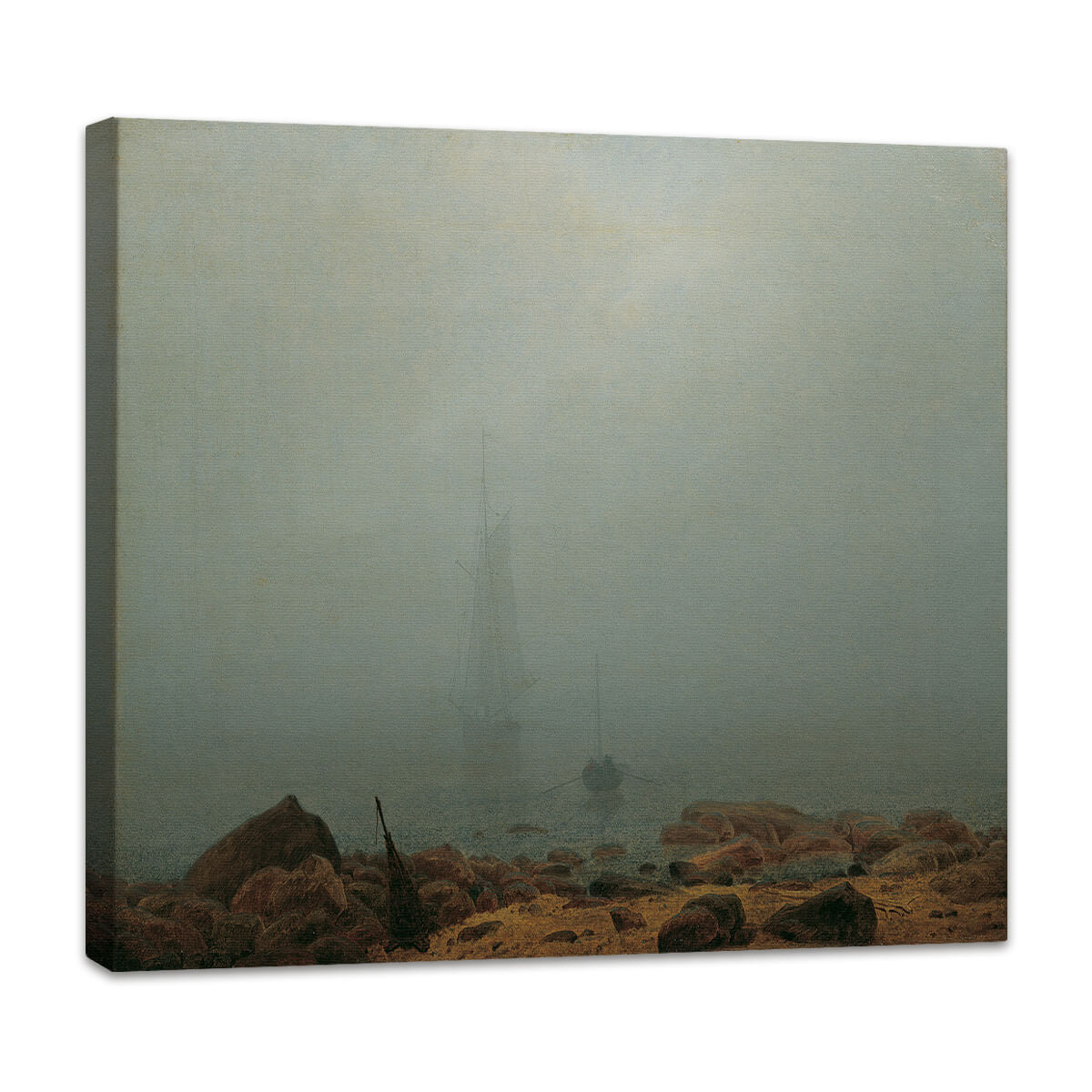 Meeresstrand im Nebel | Caspar David Friedrich