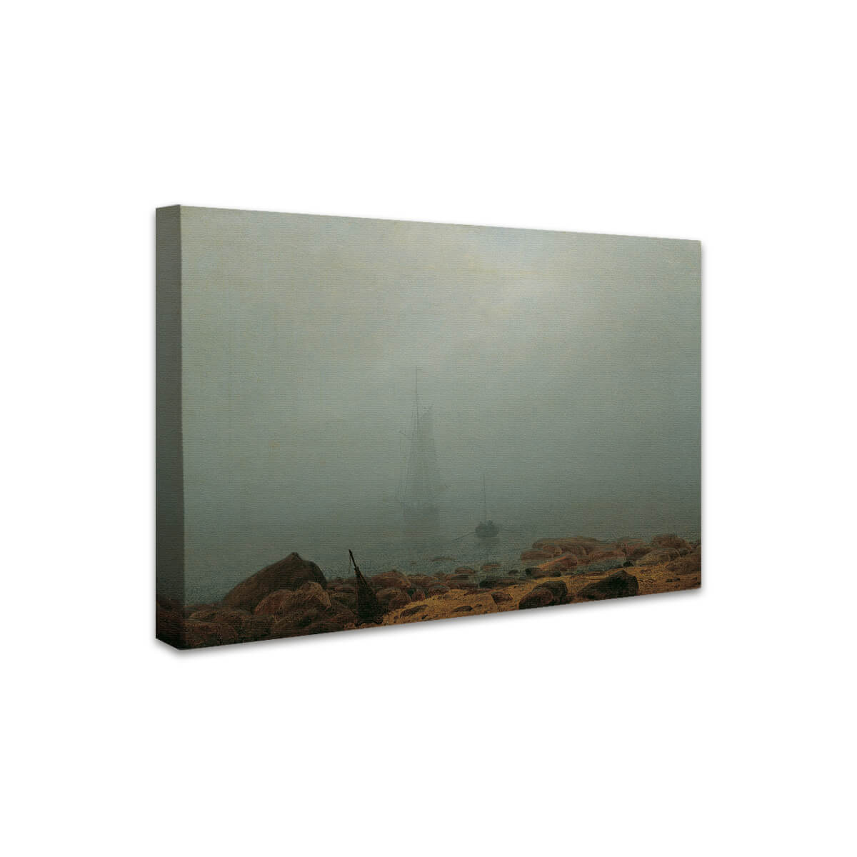 Meeresstrand im Nebel | Caspar David Friedrich