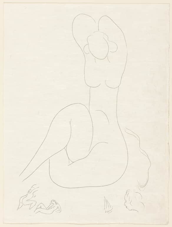 Kunstdruck „Mehrere Sonette: Welche Seide…“ von Henri Matisse, handgefertigt in Deutschland