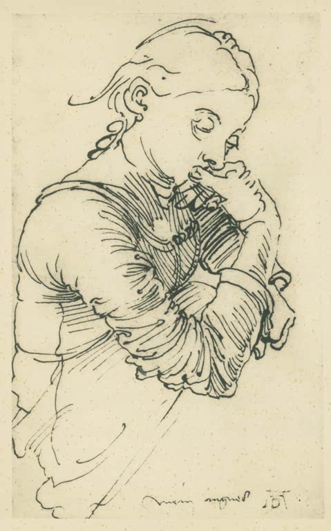 Kunstdruck des Gemäldes „Mein Agnes“ von Albrecht Dürer in hochwertiger Druckqualität. Erhältlich als Poster oder auf Leinwand, optional auch gerahmt.