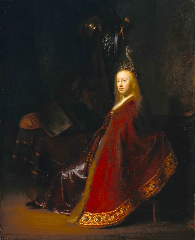 Kunstdruck „Minerva“ von Rembrandt van Rijn