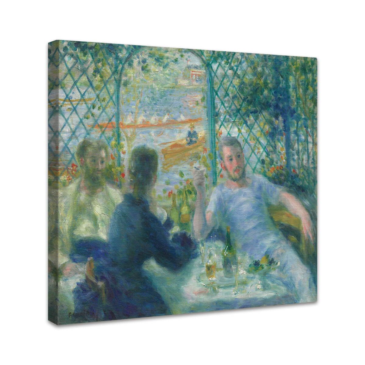 Mittagessen im Restaurant Fournaise (Das Ruderer-Mittagessen) | Pierre-Auguste Renoir