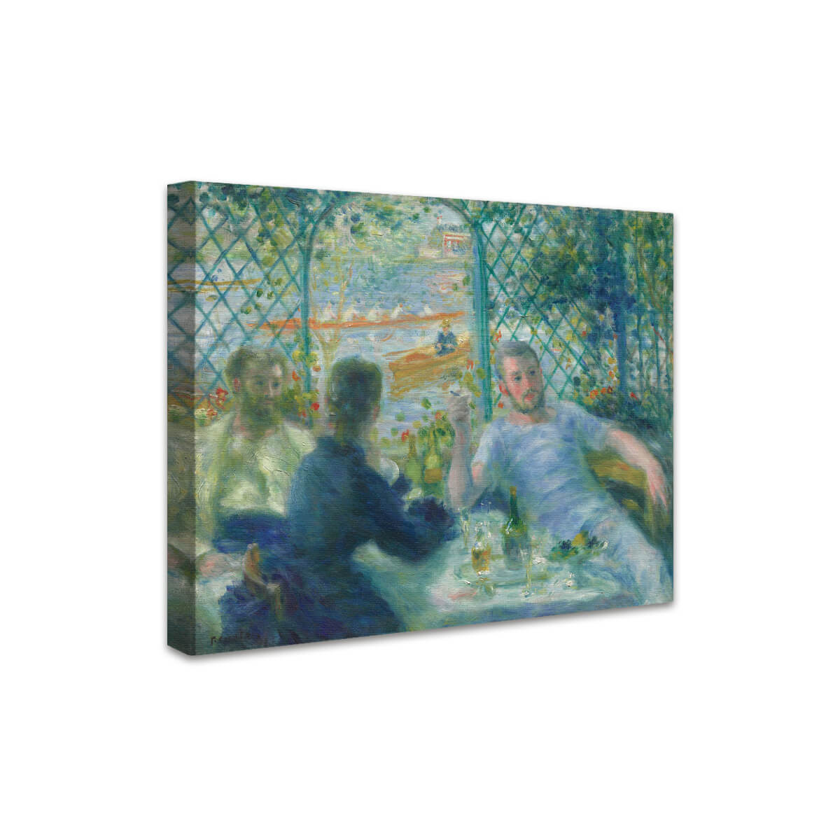 Mittagessen im Restaurant Fournaise (Das Ruderer-Mittagessen) | Pierre-Auguste Renoir