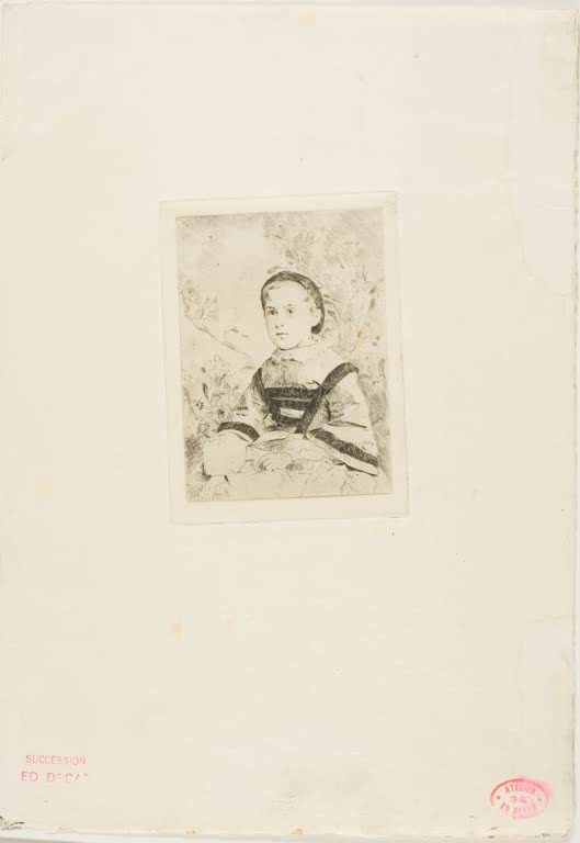 Kunstdruck von „Mlle. N. Wolkonska“ von Edgar Degas, handgefertigt in Deutschland als Leinwand oder Poster erhältlich